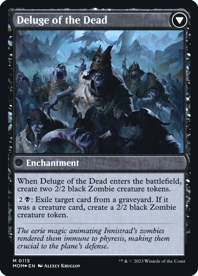 Invasion of Innistrad // Deluge of the Dead — other side