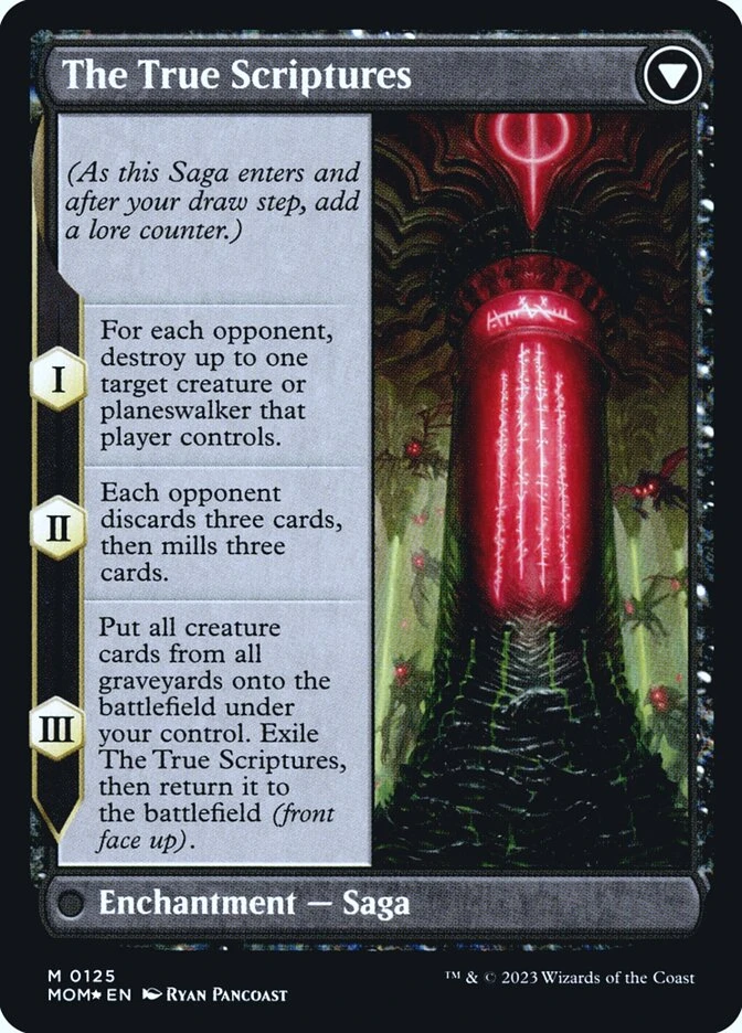 Sheoldred // The True Scriptures — other side