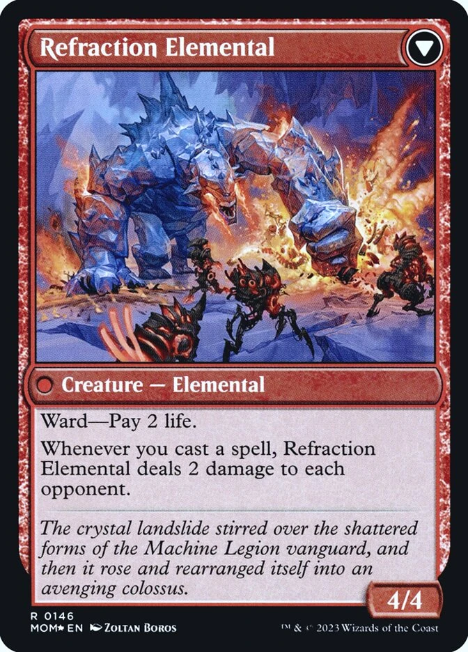 Invasion of Karsus // Refraction Elemental — other side