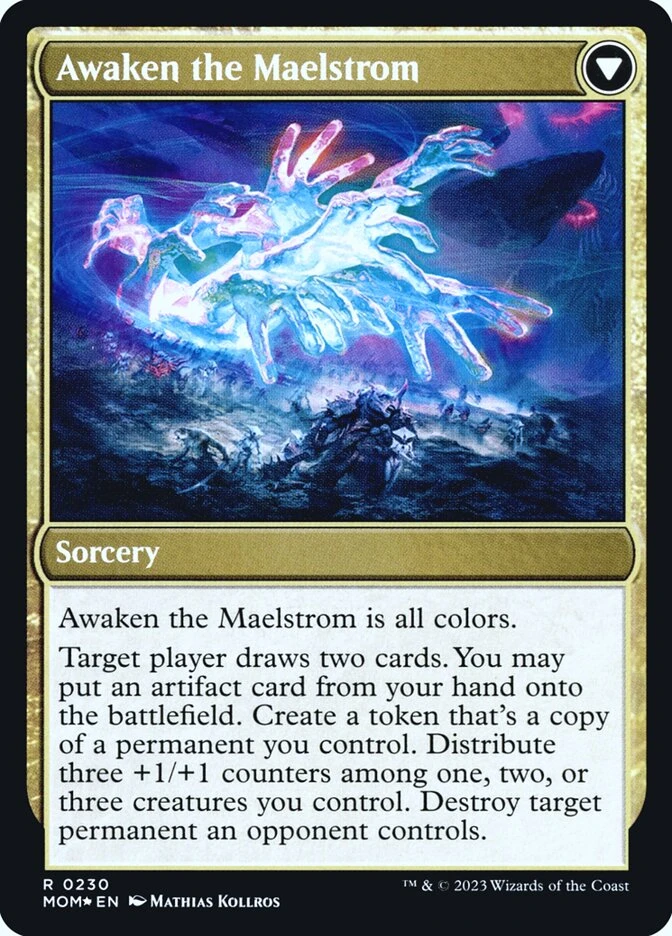 Invasion of Alara // Awaken the Maelstrom — other side