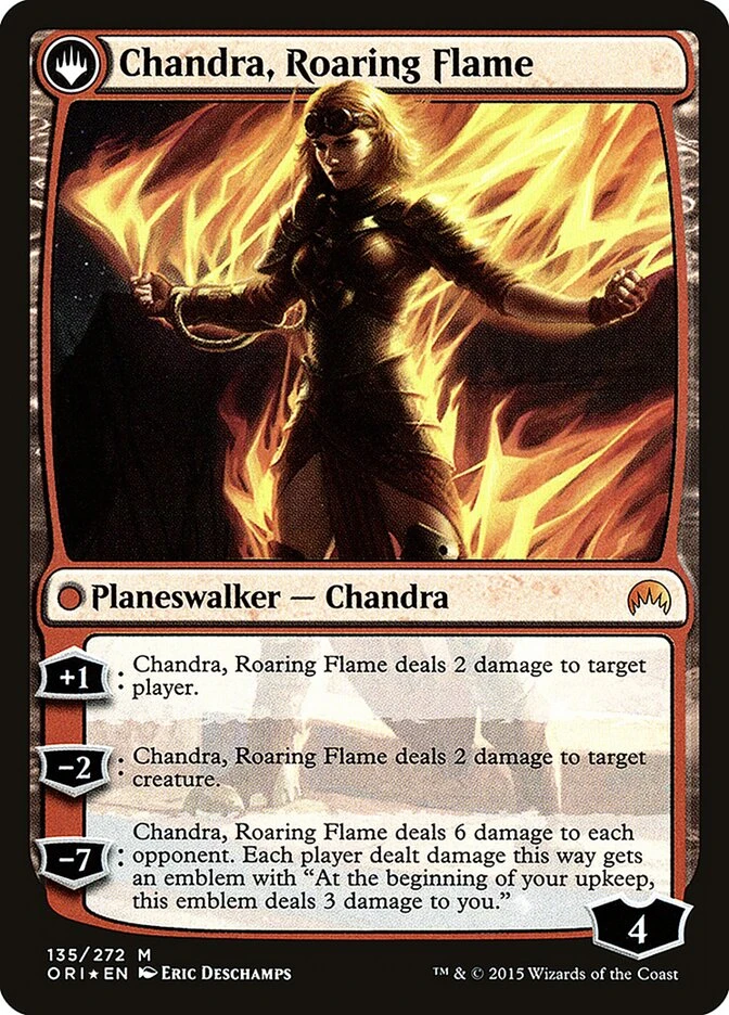 Chandra, Fire of Kaladesh // Chandra, Roaring Flame — other side