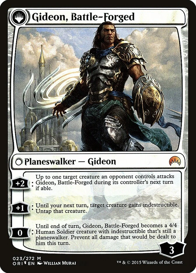 Kytheon, Hero of Akros // Gideon, Battle-Forged — other side