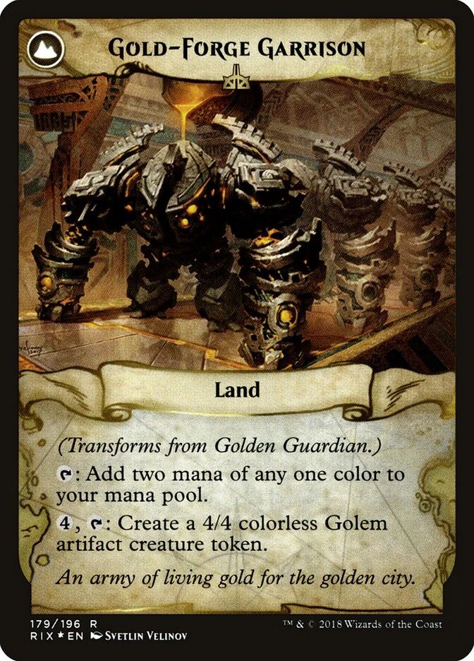 Golden Guardian // Gold-Forge Garrison — other side