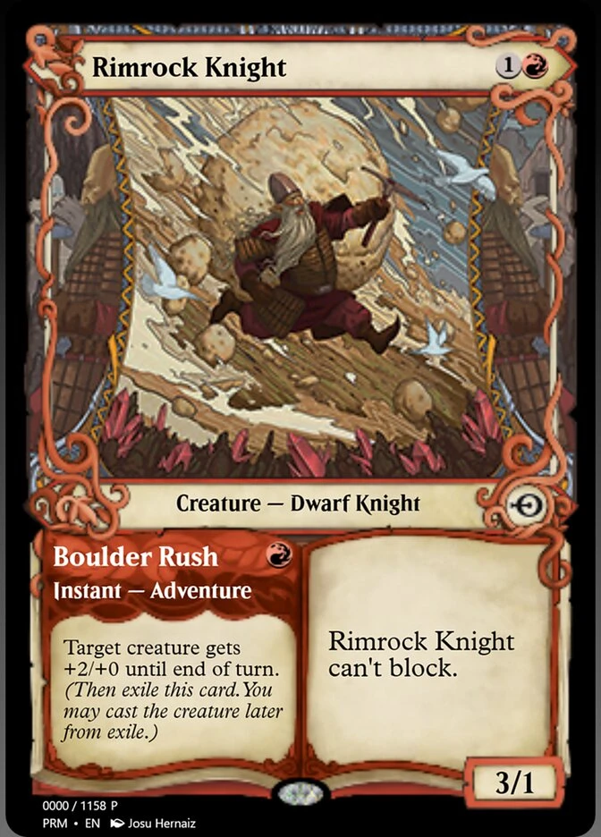 Rimrock Knight // Boulder Rush