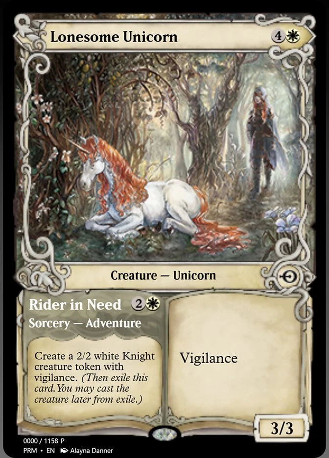 Lonesome Unicorn // Rider in Need