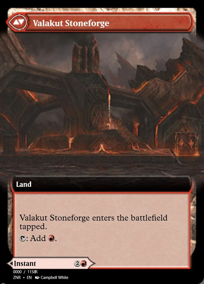Valakut Awakening // Valakut Stoneforge — other side