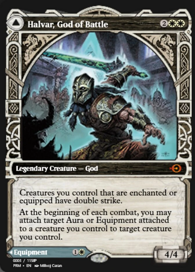 Halvar, God of Battle // Sword of the Realms