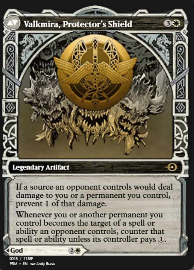 Reidane, God of the Worthy // Valkmira, Protector's Shield — other side
