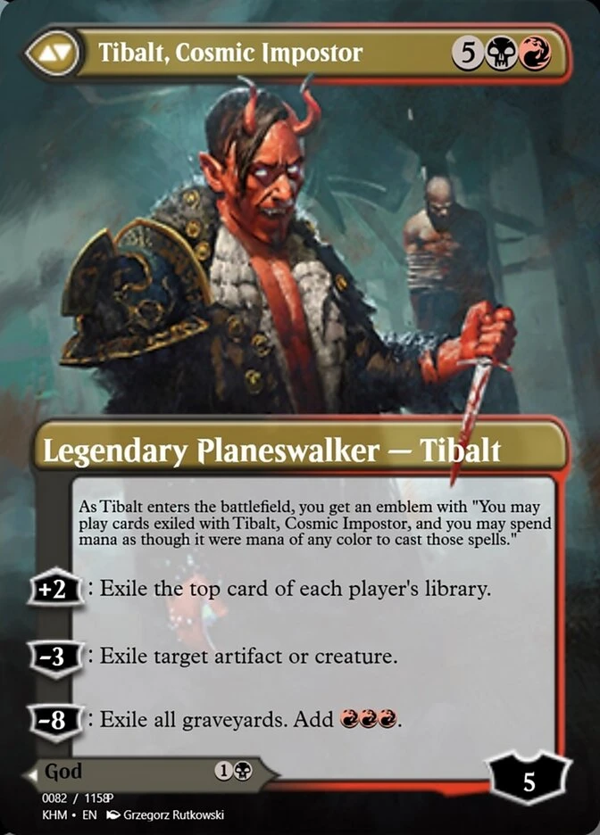 Valki, God of Lies // Tibalt, Cosmic Impostor — other side