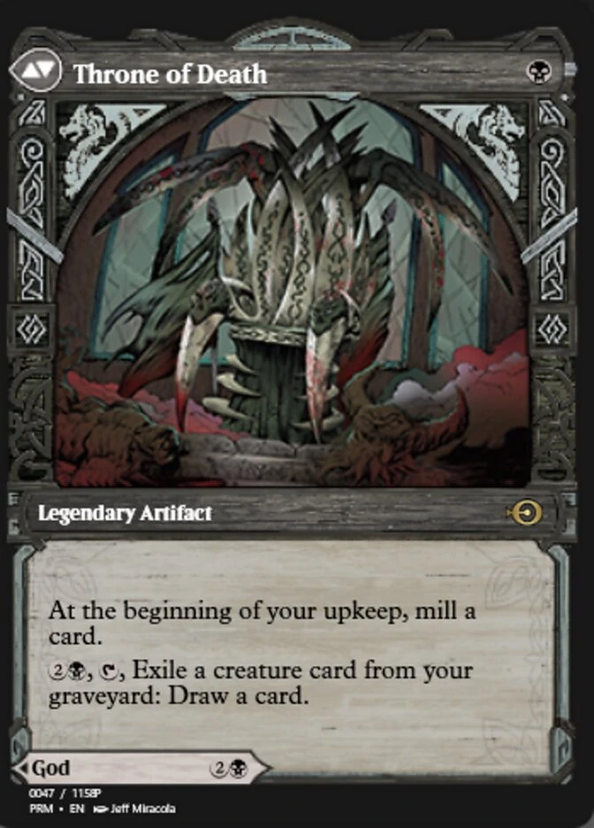 Egon, God of Death // Throne of Death — other side