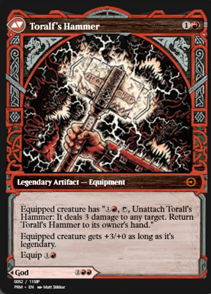Toralf, God of Fury // Toralf's Hammer — other side