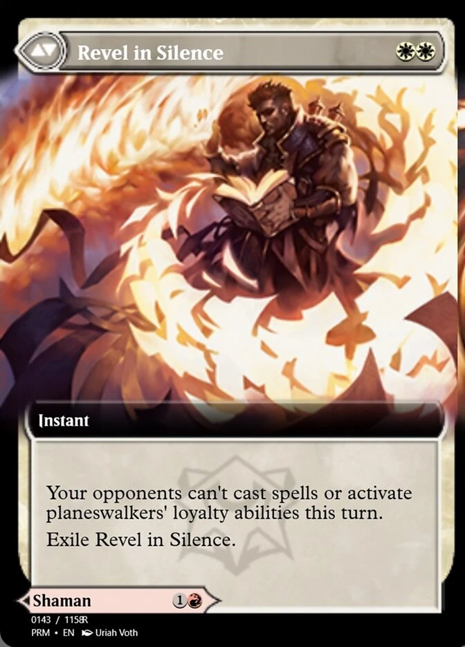 Flamescroll Celebrant // Revel in Silence — other side