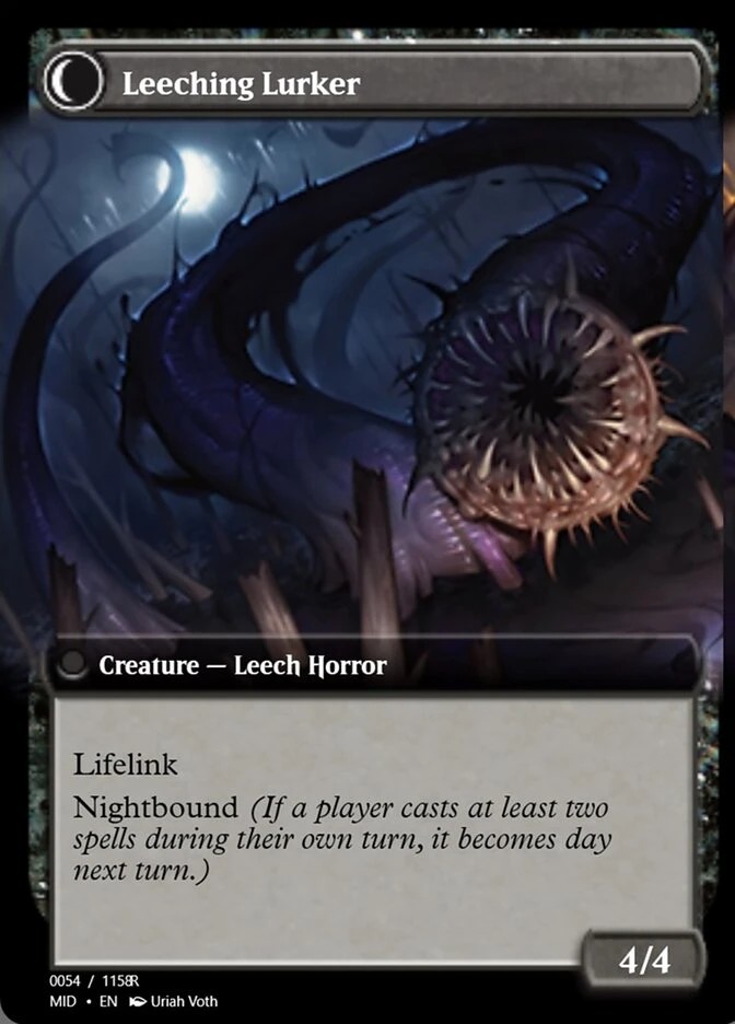 Curse of Leeches // Leeching Lurker — other side