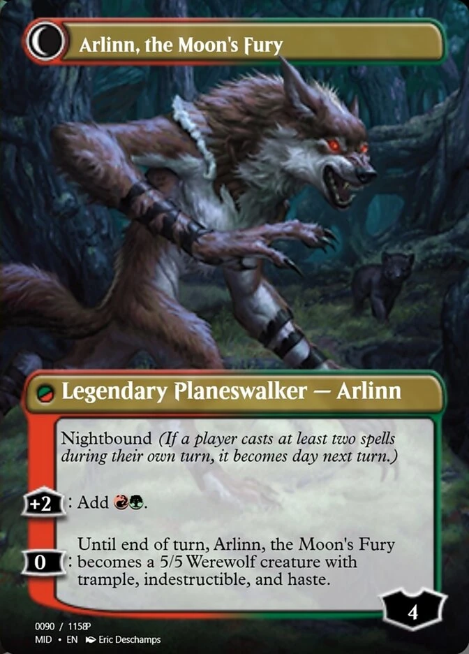 Arlinn, the Pack's Hope // Arlinn, the Moon's Fury — other side