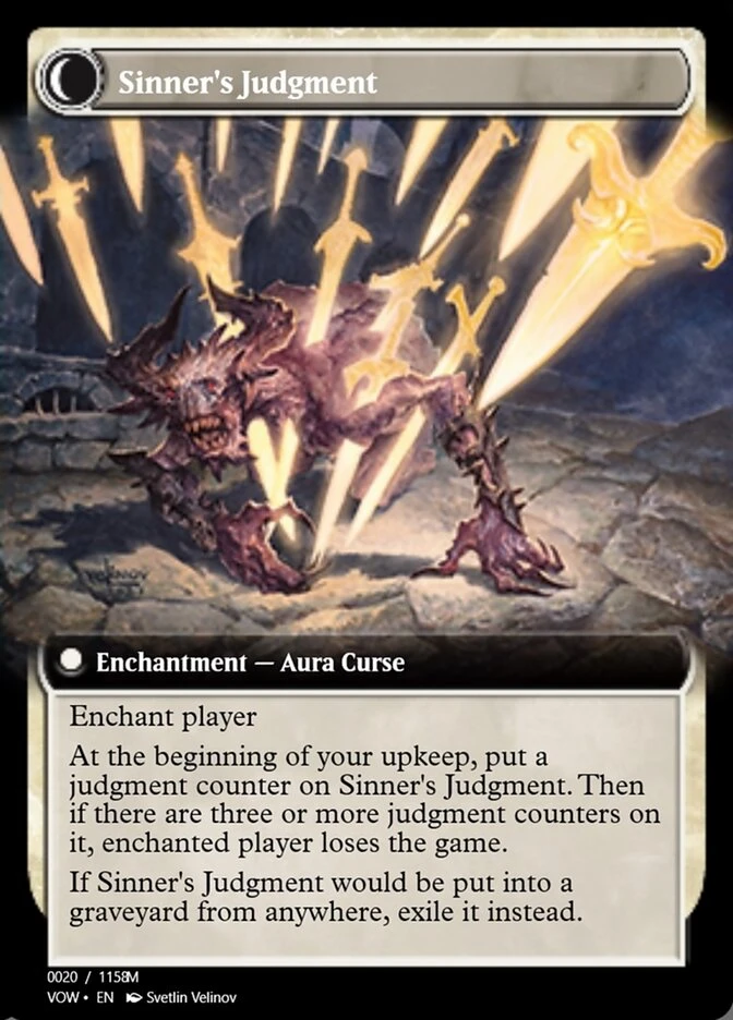 Faithbound Judge // Sinner's Judgment — other side