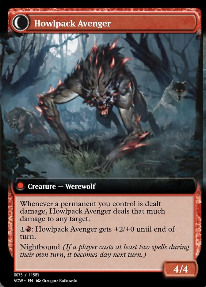 Ill-Tempered Loner // Howlpack Avenger — other side