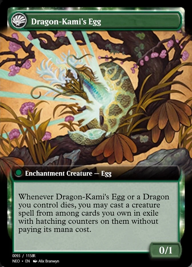 The Dragon-Kami Reborn // Dragon-Kami's Egg — other side