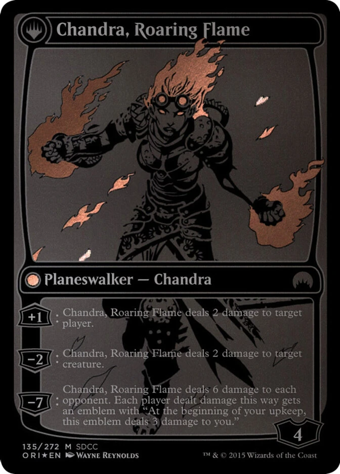 Chandra, Fire of Kaladesh // Chandra, Roaring Flame — other side