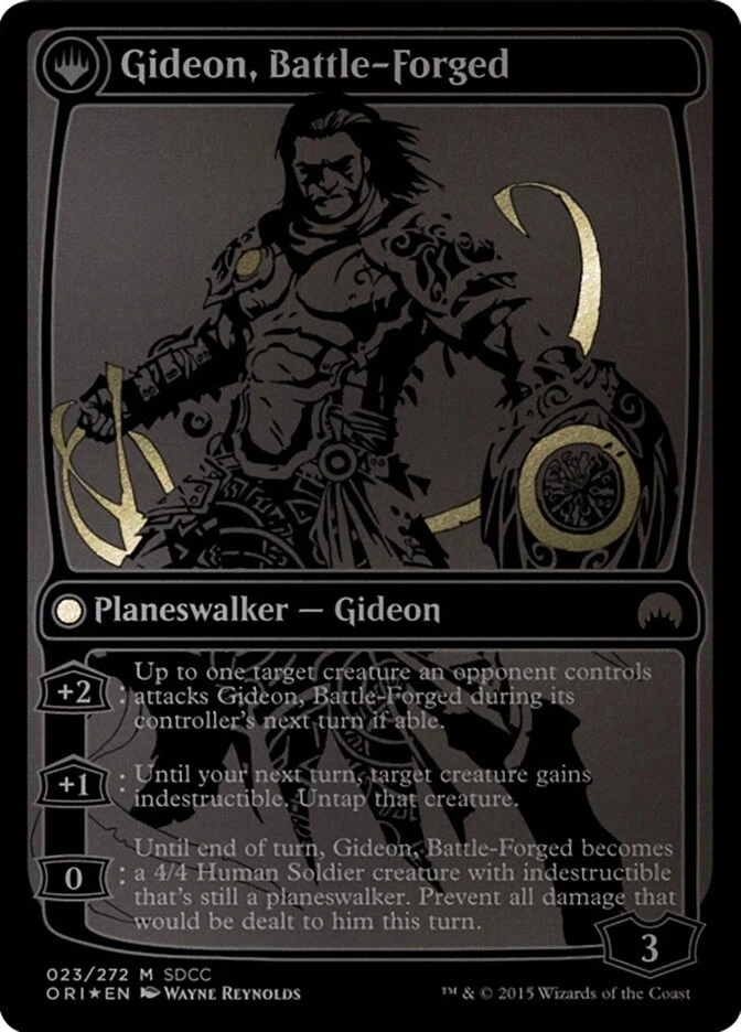 Kytheon, Hero of Akros // Gideon, Battle-Forged — other side