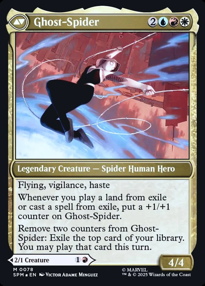 Gwen Stacy // Ghost-Spider — other side