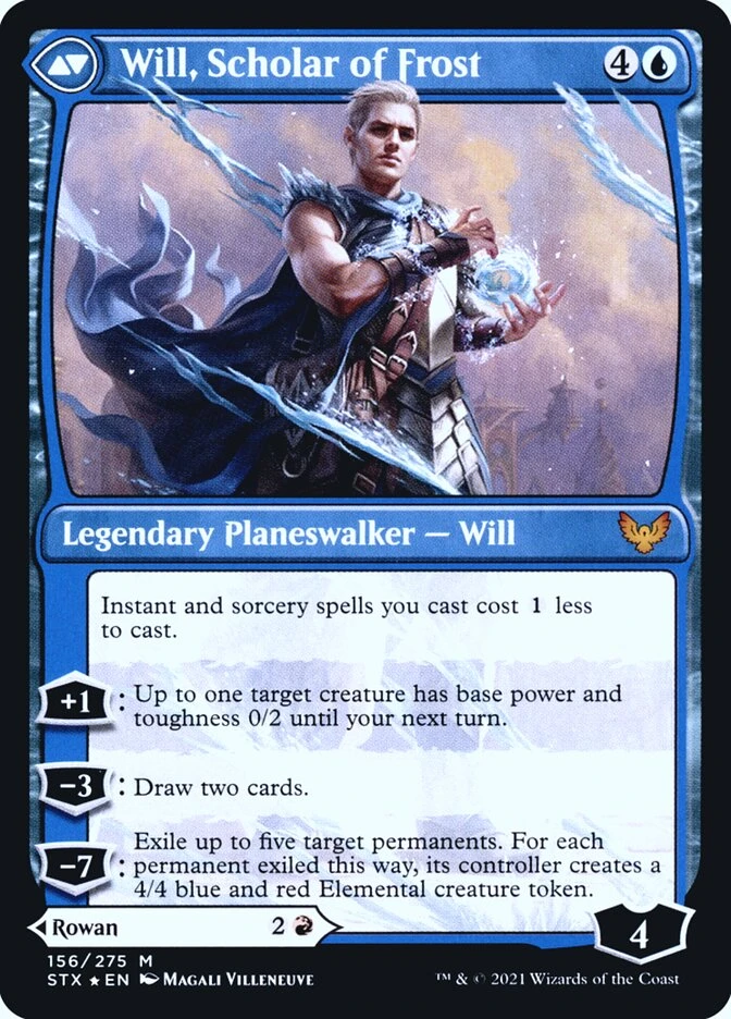Rowan, Scholar of Sparks // Will, Scholar of Frost — other side