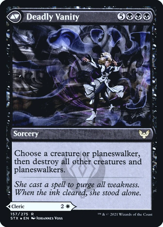 Selfless Glyphweaver // Deadly Vanity — other side