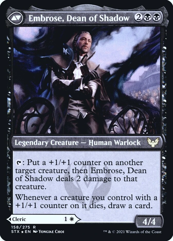 Shaile, Dean of Radiance // Embrose, Dean of Shadow — other side