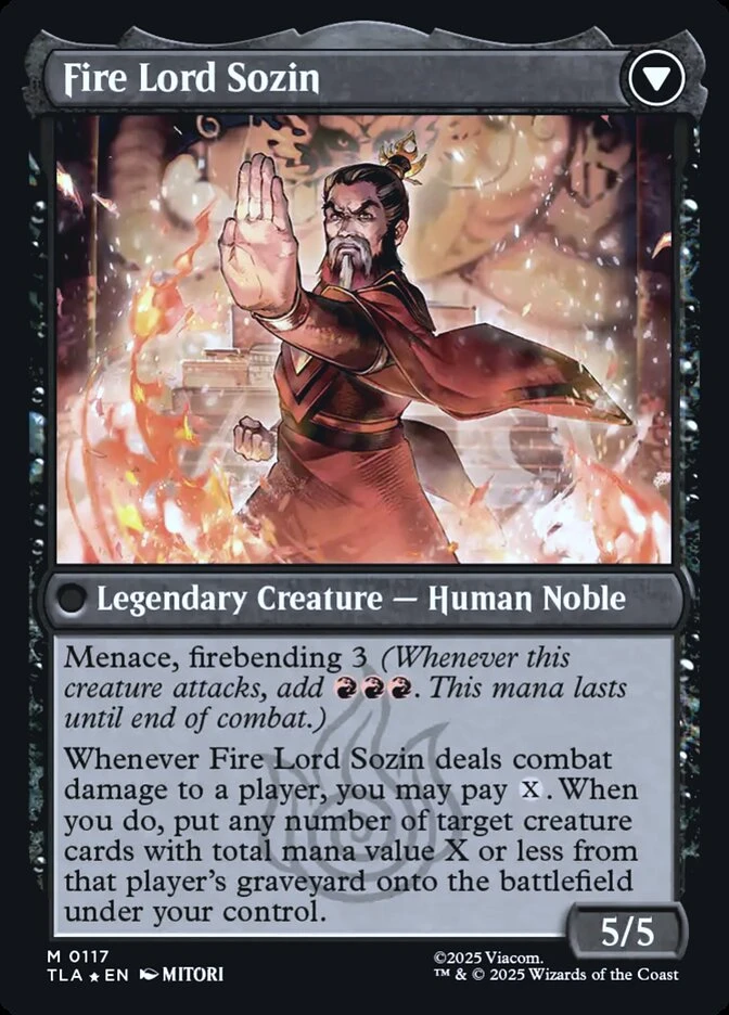 The Rise of Sozin // Fire Lord Sozin — other side