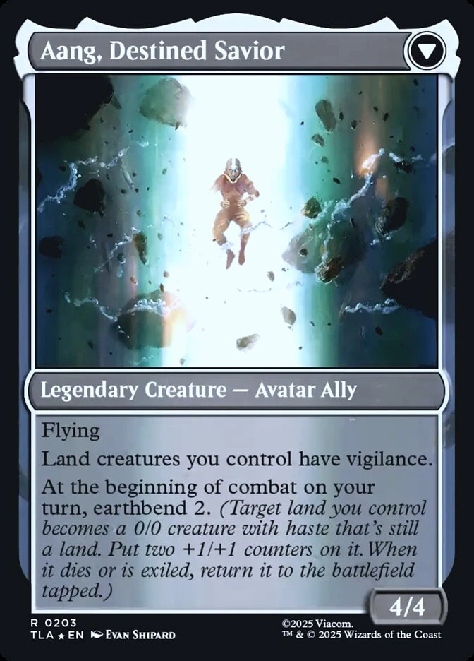 Aang, at the Crossroads // Aang, Destined Savior — other side
