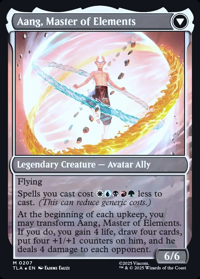 Avatar Aang // Aang, Master of Elements — other side