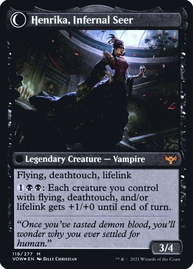 Henrika Domnathi // Henrika, Infernal Seer — other side