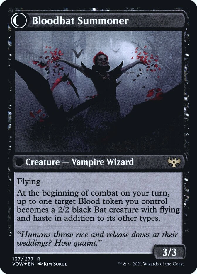 Voldaren Bloodcaster // Bloodbat Summoner — other side