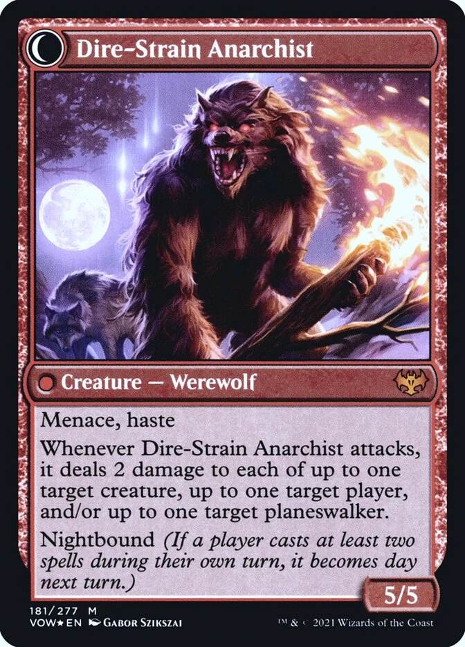 Volatile Arsonist // Dire-Strain Anarchist — other side