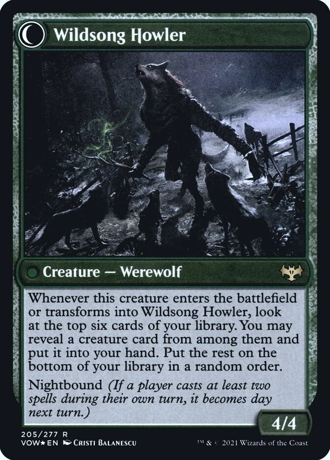 Howlpack Piper // Wildsong Howler — other side