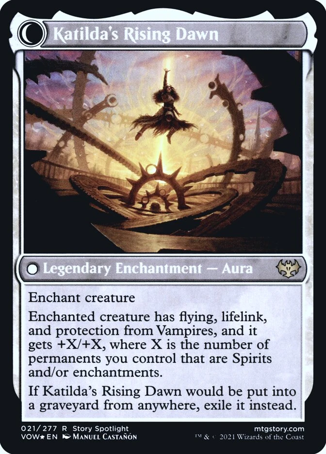Katilda, Dawnhart Martyr // Katilda's Rising Dawn — other side