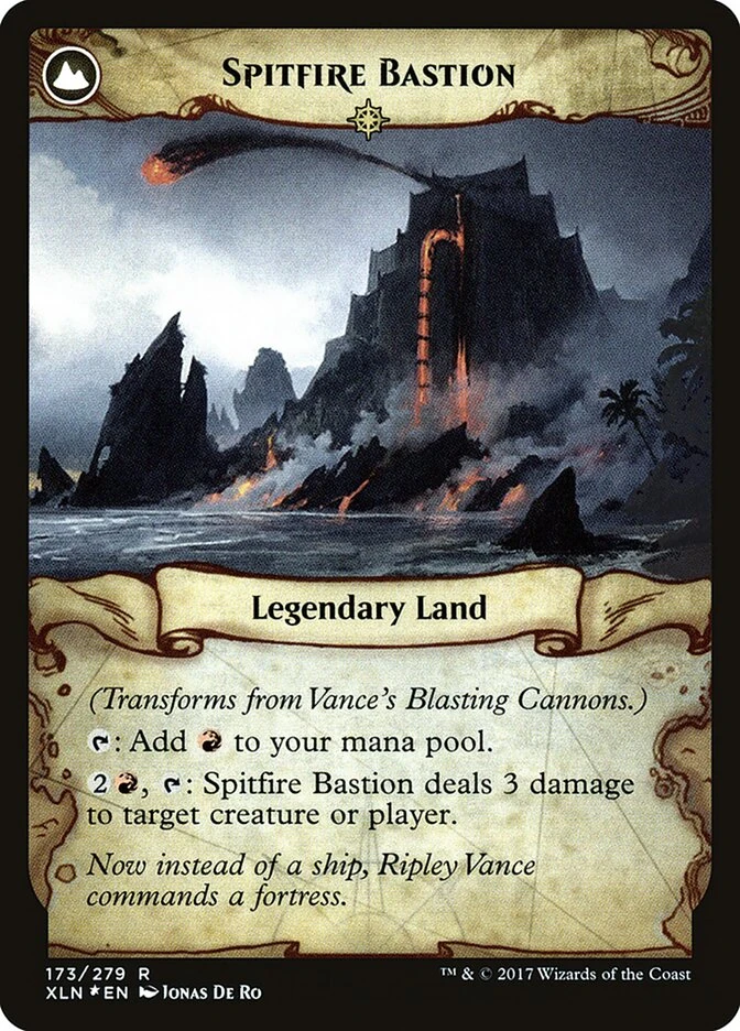 Vance's Blasting Cannons // Spitfire Bastion — other side