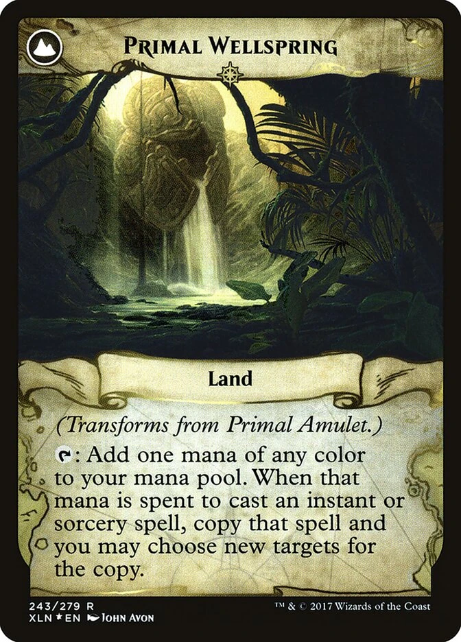Primal Amulet // Primal Wellspring — other side