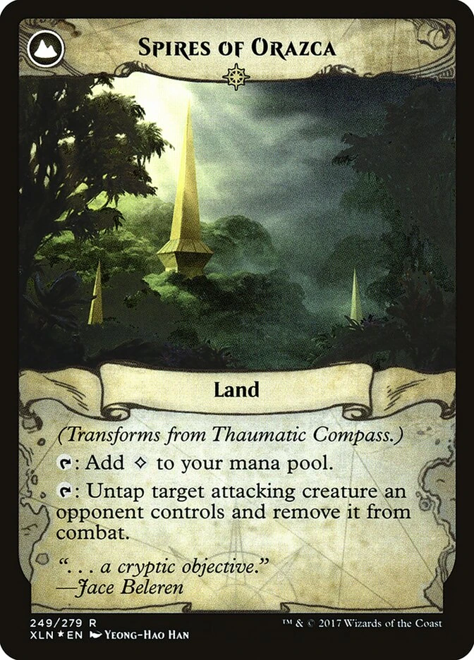 Thaumatic Compass // Spires of Orazca — other side