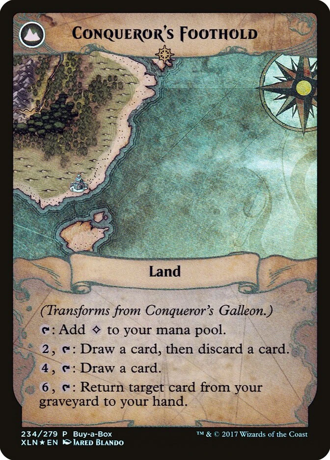 Conqueror's Galleon // Conqueror's Foothold — other side
