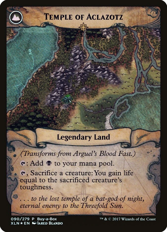 Arguel's Blood Fast // Temple of Aclazotz — other side