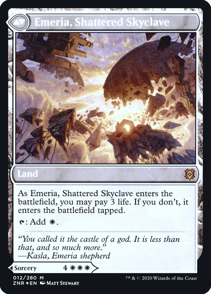 Emeria's Call // Emeria, Shattered Skyclave — other side