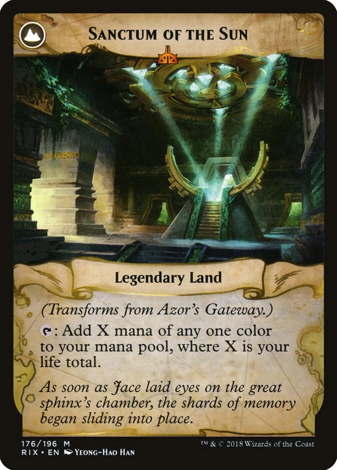Azor's Gateway // Sanctum of the Sun — other side
