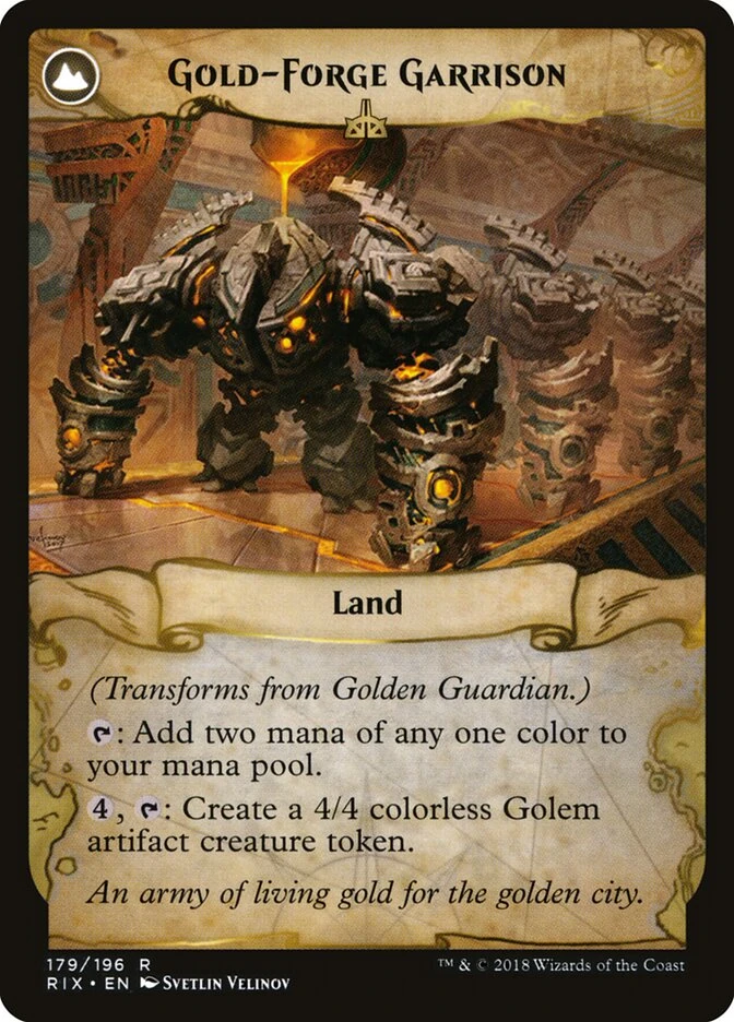 Golden Guardian // Gold-Forge Garrison — other side