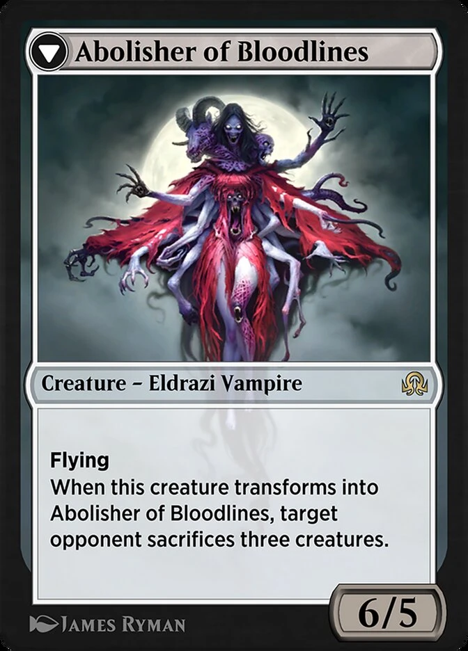 Voldaren Pariah // Abolisher of Bloodlines — other side
