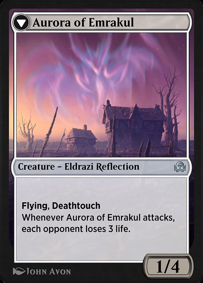 Cryptolith Fragment // Aurora of Emrakul — other side