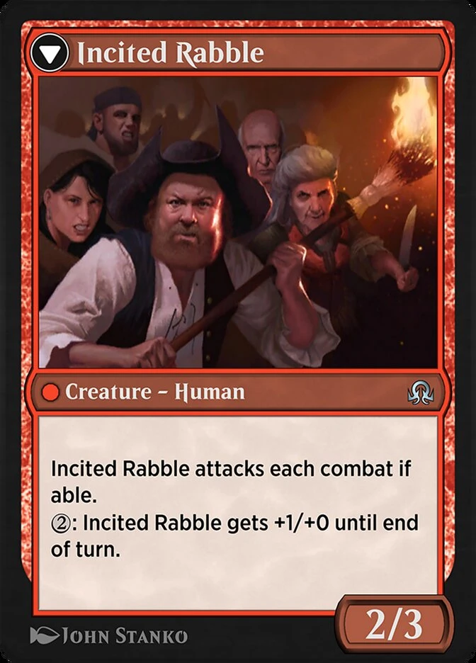 Town Gossipmonger // Incited Rabble — other side