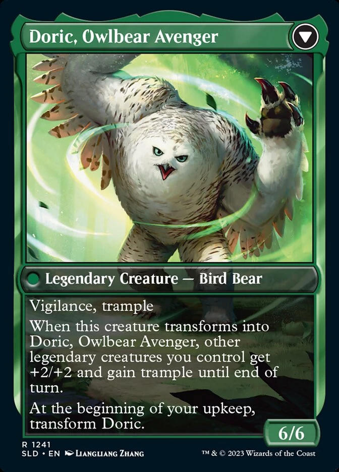 Casal, Lurkwood Pathfinder // Casal, Pathbreaker Owlbear — other side