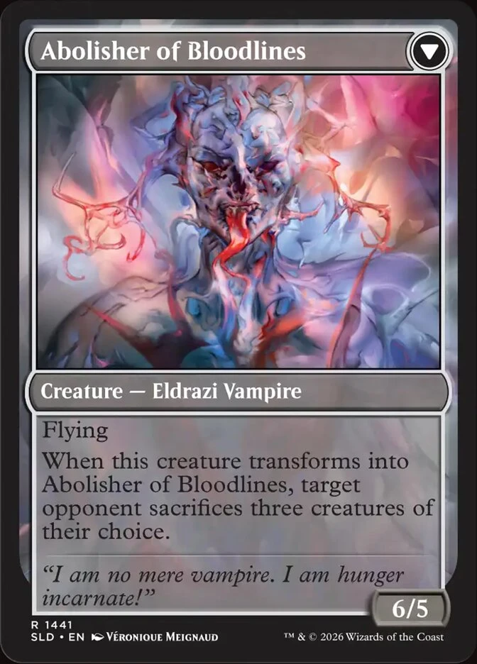 Voldaren Pariah // Abolisher of Bloodlines — other side
