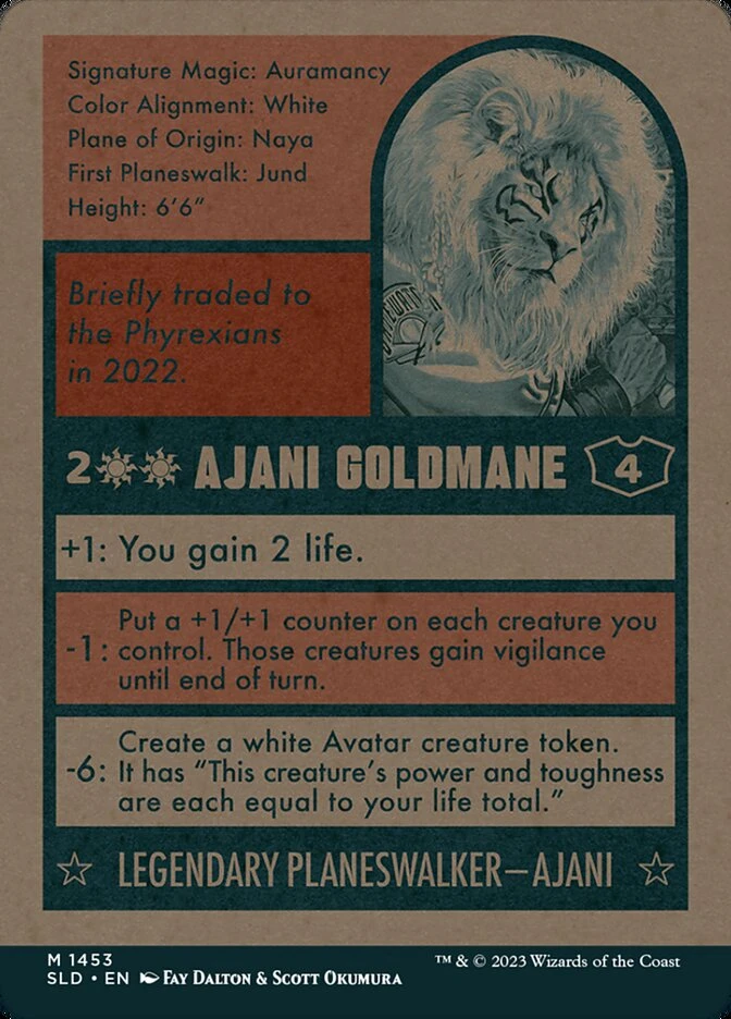 Ajani Goldmane // Ajani Goldmane — other side