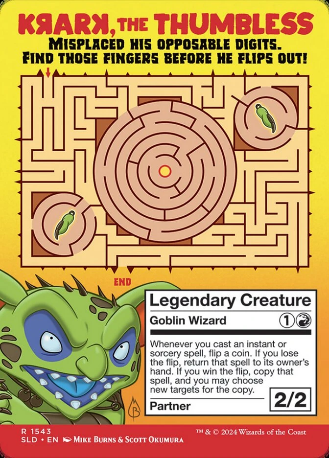 Krark, the Thumbless // Krark, the Thumbless — other side